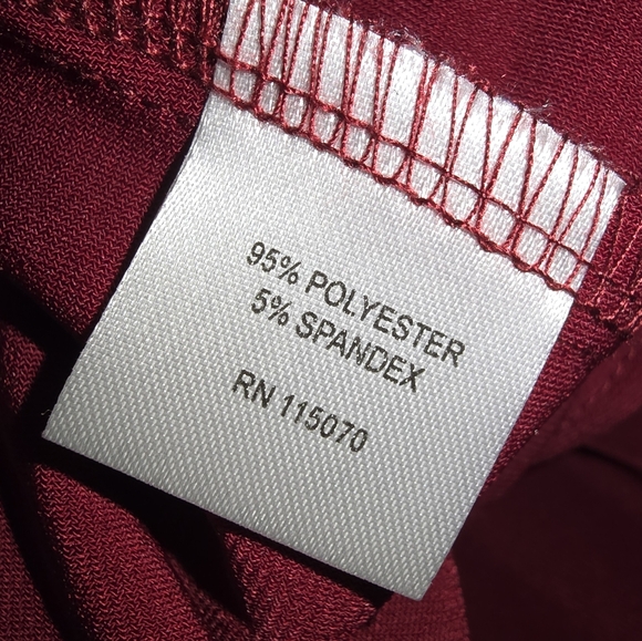 NINA LEONARD TUNIC WINE - Picture 4 of 6